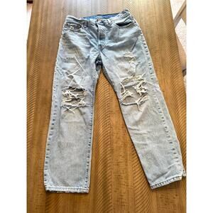 Levis 501 '90s Women’s 31X30 Straight Leg Button Fly Retro Jeans